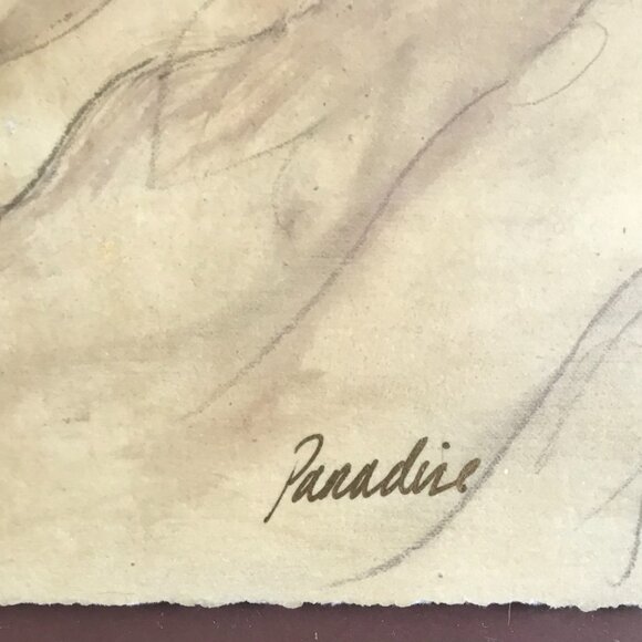 Unframed "Paradise" by Gary Benfield Seriolithograph - Picture 3 of 8